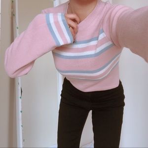 Pastel Pink Knit Sweater